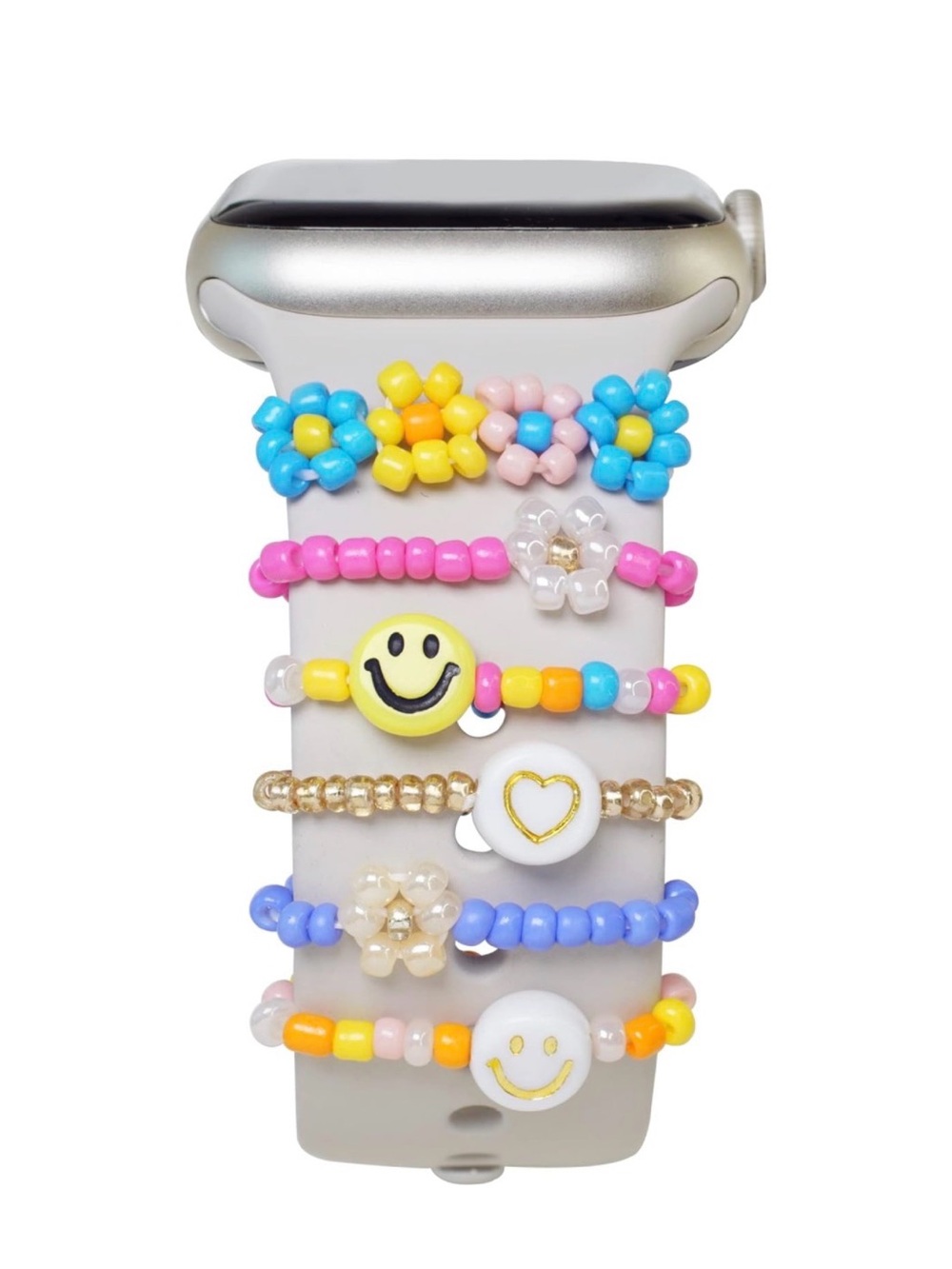 Watch Beaded Apple Watch Band Charms (band not included)  - chose your style